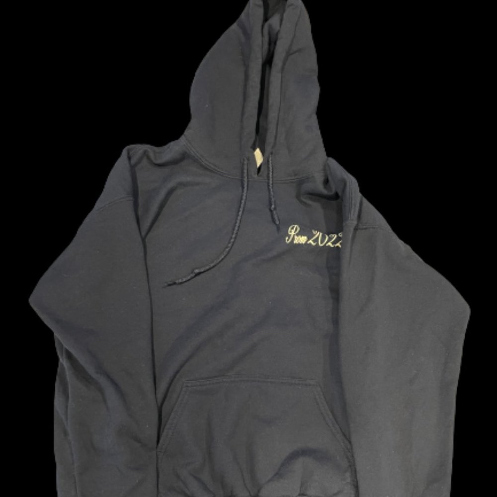 Navy Blue Custom Designed Hoodie